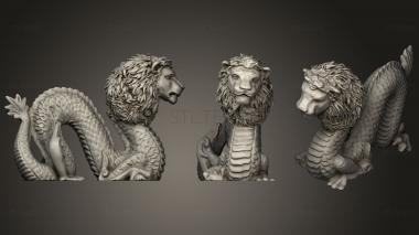 3D model Lion Worm (STL)